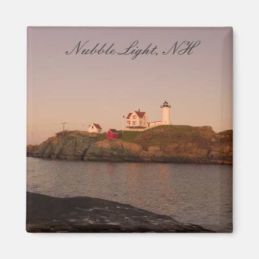 Nubble Light, York, Maine Magnet (Devant)