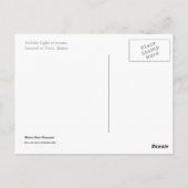 Nubble Light, York, Maine Postcard Briefkaart (Achterkant)