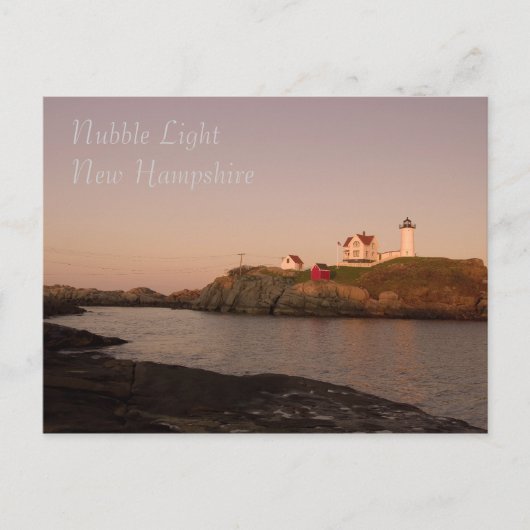 Nubble Light, York, Maine Postcard Briefkaart (Voorkant)