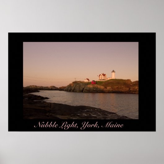 Nubble Light, York, Maine Print (Voorkant)