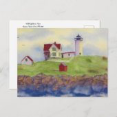 Nubble Lighthouse Briefkaart (Voorkant / Achterkant)
