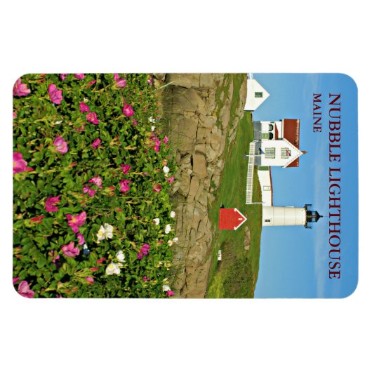Nubble Lighthouse, Cape Neddick Maine Flexi Magnet (Horizontal)