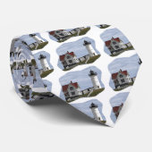 Nubble Lighthouse Cartoon Stropdas (Opgerold)