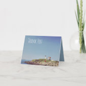 Nubble Lighthouse Dank u kaart (Voorkant)