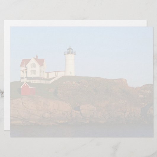 Nubble Lighthouse Letterhead (Voorkant / Achterkant)
