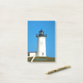 Nubble Lighthouse Maine Monogram Post-it® Notes (Op bureau)