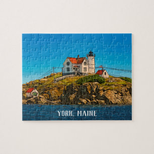 Nubble Lighthouse Maine Nautical  Legpuzzel