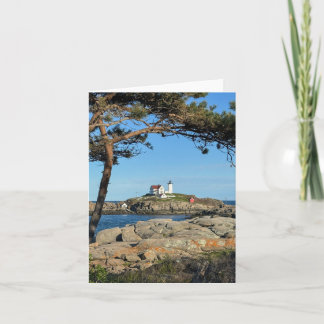 Nubble Lighthouse Note Kaarten Notitiekaartje