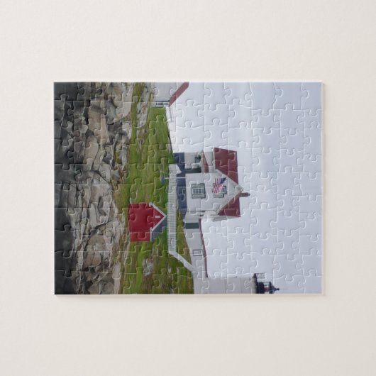 Nubble Lighthouse Puzzle Legpuzzel (Horizontaal)