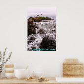 Nubble Lighthouse - York, Maine Poster (Keuken)