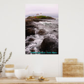 Nubble Lighthouse - York, Maine Poster (Keuken)