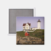 Nubble Lighthouse-York, ME Magneet (Voorkant / Achterkant)