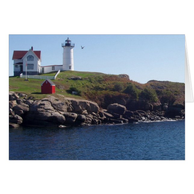 Nubbles Lighthouse-Maine (Voorkant Horizontaal)