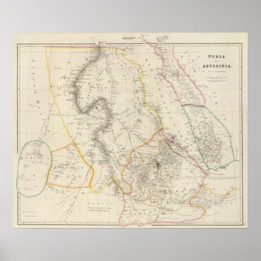 Nubia en Abyssinia Poster (Voorkant)