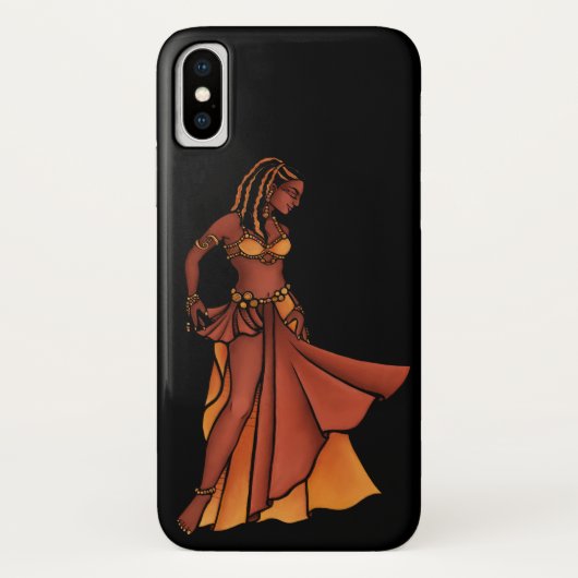 Nubian Belly Dancer Goddess Case-Mate iPhone Case (Achterkant)