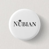 Nubian Button Black en White (Voorkant)