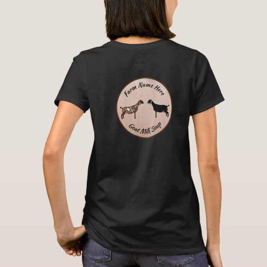Nubian Dairy Goat Milk Soap #1 T-Shirt (Achterkant)