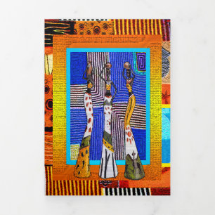 Nubian Drieluik Kaart