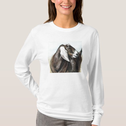 Nubian Goat Art Shirt (Voorkant)