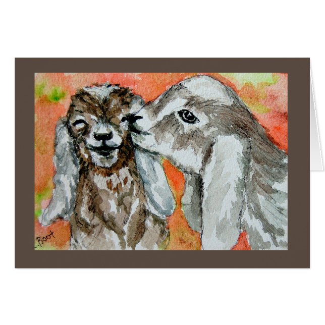 Nubian Goat Buddies (Voorkant Horizontaal)