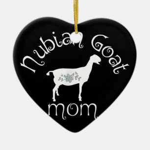 Nubian Goat Ma Gift Keramisch Ornament