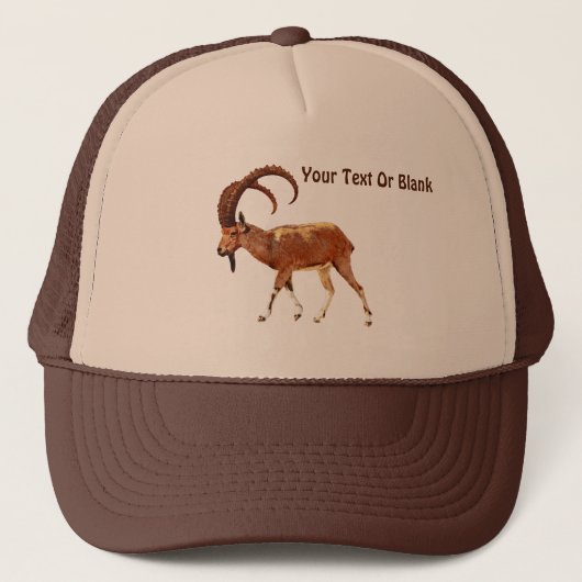 Nubian Ibex - En Gedi Trucker Pet (Voorkant)