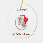 Nubian kerstgeit Ornament (Links)