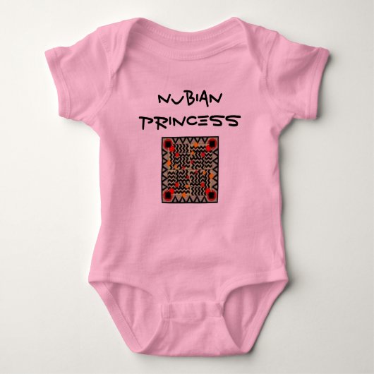 Nubian Princess Baby Romper (Voorkant)