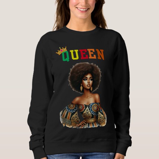 Nubian Queen: Classy Women's sweatshirt (Voorkant)