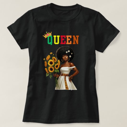 Nubian Queen: Daisy Women's T-Shirt (Design voorkant)
