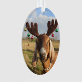 Nubian Reindeer Xmas Ornament (voorkant)