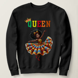 Nubische Koningin: Dans Women's sweatshirt