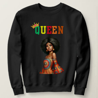 Nubische Koningin: Schoonheid Dames sweatshirt