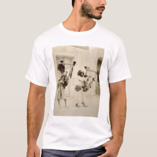Nubische muzikanten (foto sepia) t-shirt