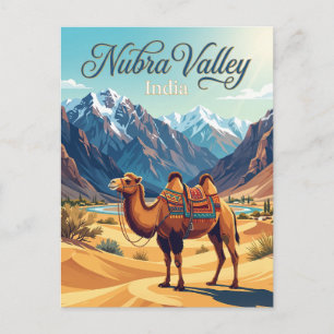 Nubra-vallei India Briefkaart