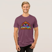 Nuchter AF - Tri-Blend Shirt (Voorkant volledig)