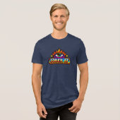 Nuchter AF - Tri-Blend Shirt (Voorkant volledig)