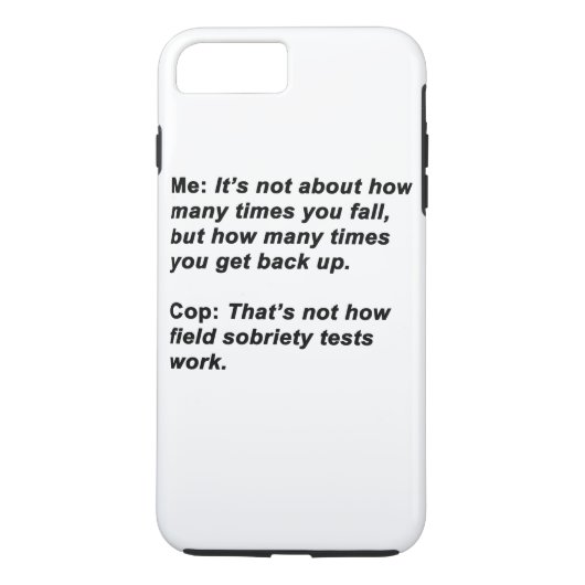 Nuchterheidstest Case-Mate iPhone Case (Achterkant)