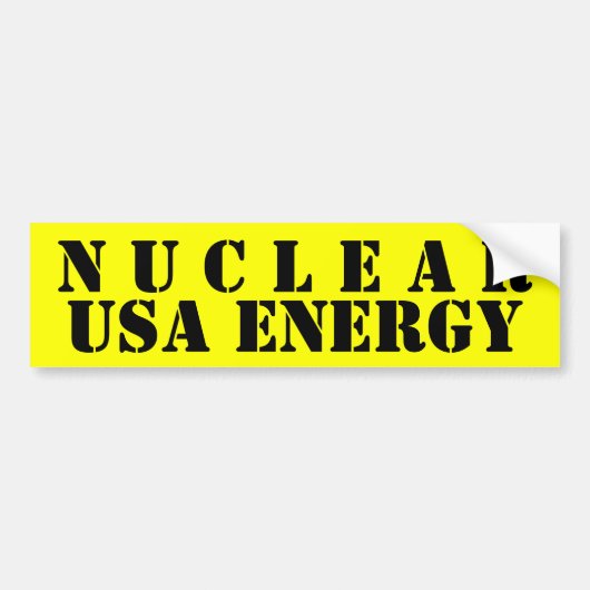 NUCLEAIR BUMPERSTICKER (Voorkant)