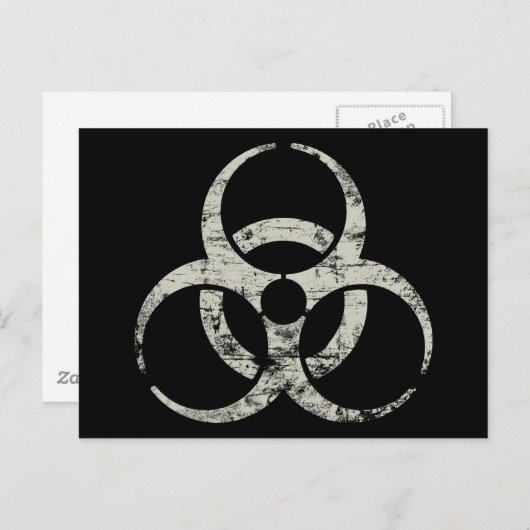  nucleair symbool briefkaart (Voorkant / Achterkant)