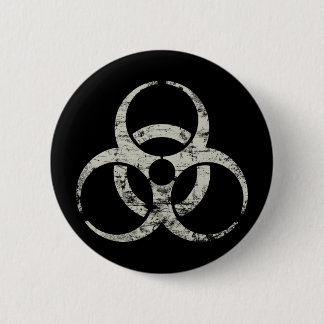  nucleair symbool ronde button 5,7 cm