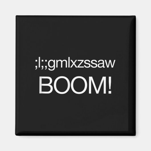 Nucleaire bom US Strategic Command Grappig Quote K Magneet (Voorkant)