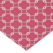 Nucleaire connectiviteit - magenta - naadloos patr korte tafelloper (Hoek)