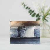 NUCLEAIRE EXPLOSIE BRIEFKAART (Staand voorkant)