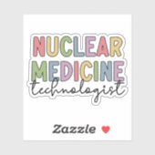 Nucleaire geneesmiddelentechnoloog CNMT Nuclear Me Sticker (Vel)