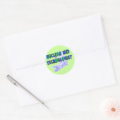 Nucleaire Med Technologist Geschenken Ronde Sticker (Envelop)