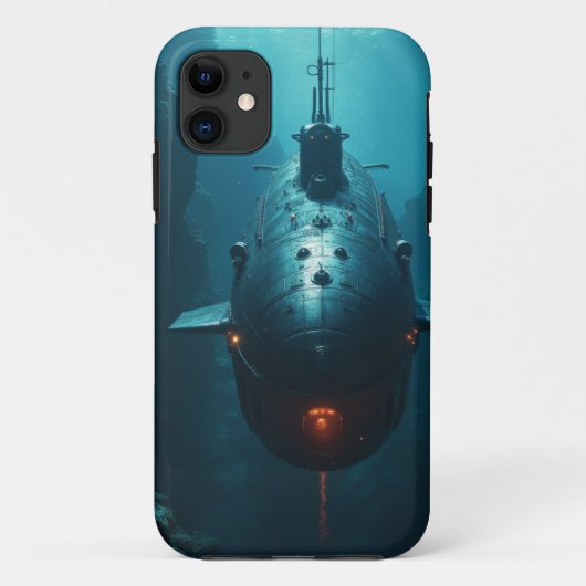 Nucleaire onderzeeërs in diep water Case-Mate iPhone case (Achterkant)