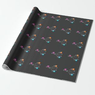 Nucleaire splijtingsfysica Uranium Barium Krypton Cadeaupapier