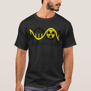 Nucleaire straling DNA Tsjernobyl Fallout Hazard R T-shirt