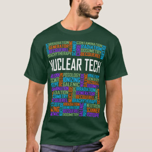 Nucleaire technische woorden t-shirt